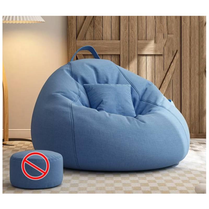 HOMER DESIGN Mini Sofa De Bolsa Puff Xl Para Dormitorio Living