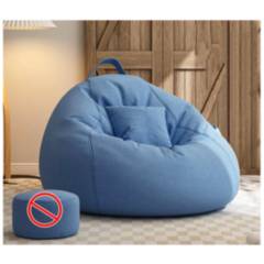 HOMER DESIGN - Mini Sofa De Bolsa Puff Xl Para Dormitorio Living 110x130 Cm