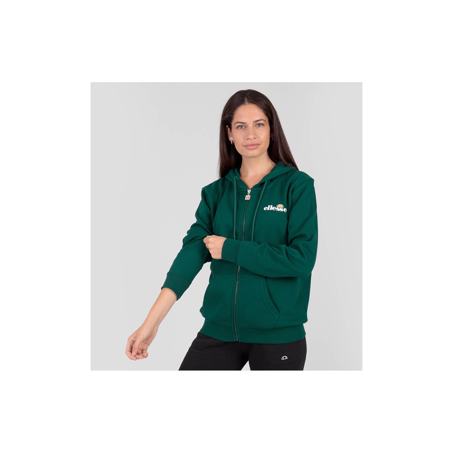 Sweat ELLESSE Nestor Crop Sweatshirt Verde de Mulher