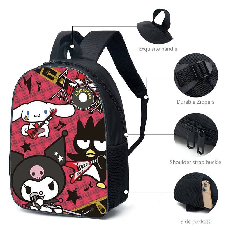 Mochila Stitch De Tres Piezas De Gran Capacidad