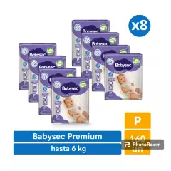 BABYSEC - Pañales Babysec Premium P 160 pañales