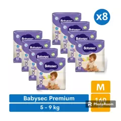BABYSEC - Pañales Babysec Premium M 160 pañales
