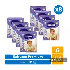 BABYSEC - Pañales Babysec Premium G 144 pañales