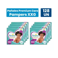 PAMPERS - Pañales Pampers Premium Care XXG 128 pañales