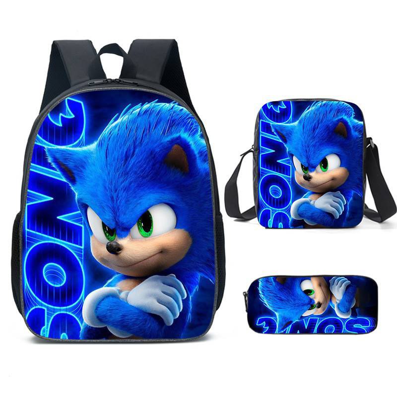 Sonic Mochila infantil escolar para niños de 3 a 5 años