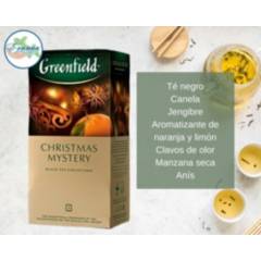 Greenfield - Chistmas Mistery Te negro con especies