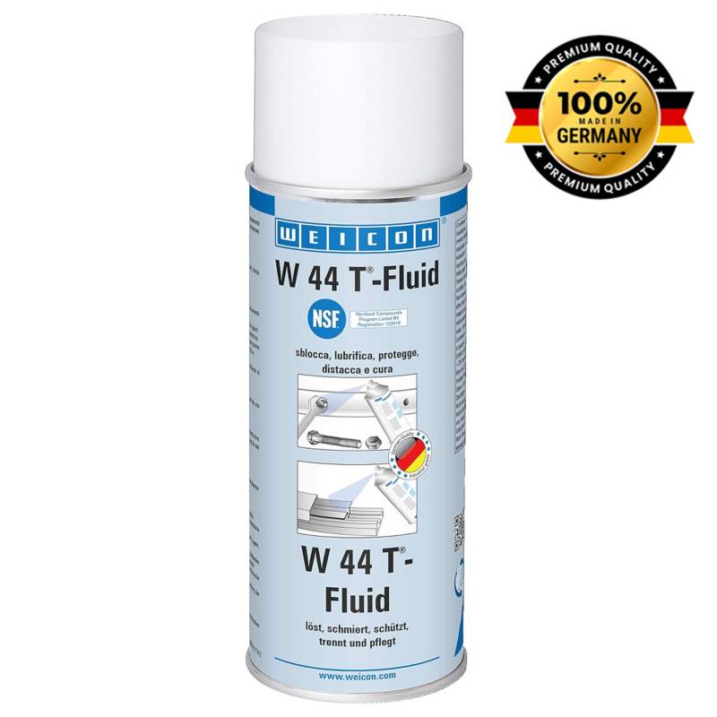 WEICON Spray de Silicona | 400 ml | Lubricante y Antiadherente |  Transparente