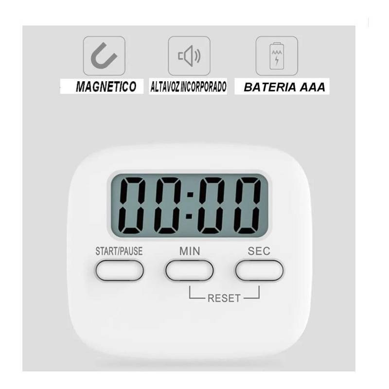 Timer Digital De Cocina Reloj Temporizador Verde ESHOPANGIE