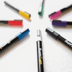 HAPPY LAPIZ - Marcadores de Acrílico 5mm (Set 8 Colores)™ - Incluye Curso de Lettering gratis