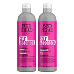 TIGI - Pack Shampoo y Acondicionador Self Absorbed 750 ml c/u - Bed Head Tigi..