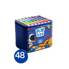 BABYLUNA - 48 Marcadores de Colores con Tinta Permanente Azul