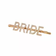 VATYERTY - Cabello Letras Diamantes Imitación novia Para Mujeres oro