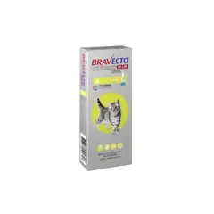 BRAVECTO - Antiparasitario Bravecto Plus Gato 1,2 a 2,8 kg.