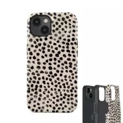 GENERICO - Funda Doble Animal Print para iPhone 14 Carcasa Leopardo