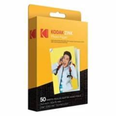 KODAK - Papel Fotográfico ZINK Kodak 2x3- Pack 50 Hojas