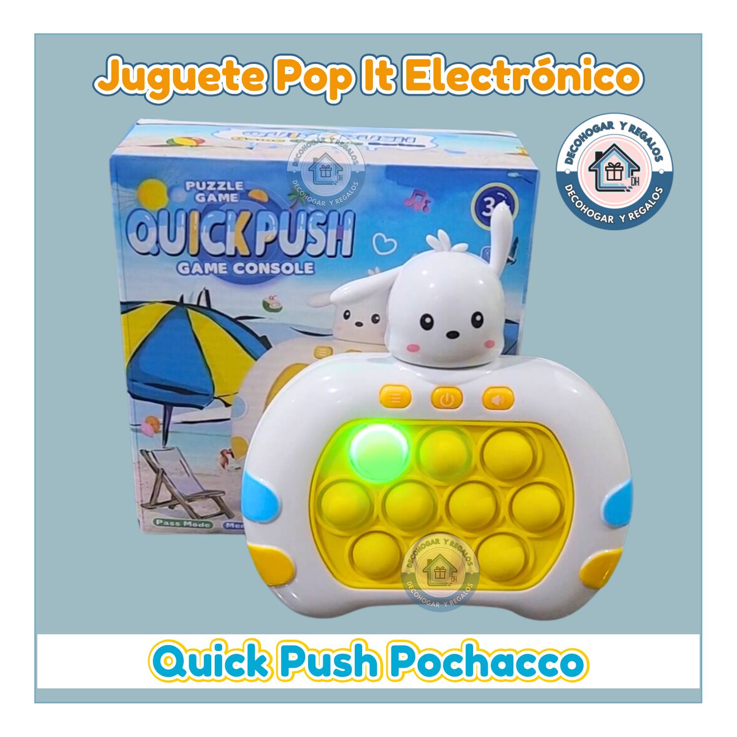 GENERICO Popit Electronico Juguete Pop-it Quick Push Personaje Anima