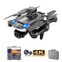 ACTUAL - Dron K8 Con Bolso Doble Cámara 4K HD 4 Ejes Evasión De Obstáculos