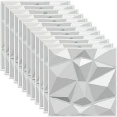 BLUEDREAMER - Paneles decorativos de pared 3D 40 piezas 50cm x 50cm10m2