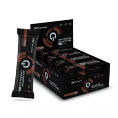 QNT - Caja de 12 Barras de Proteína Crunchy Bar 12x65 grs Chocolate