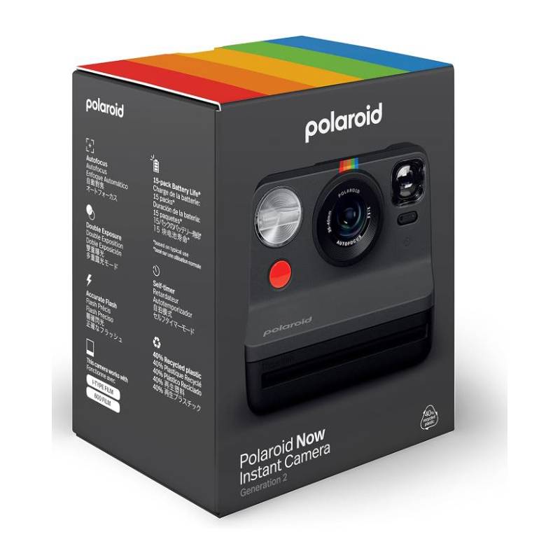 Polaroid lanza sus nuevas cámaras Polariod Now y Now+: con materiales  reciclados y enfoque automático de dos lentes