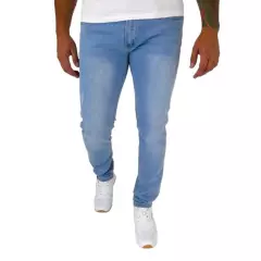 GENERICO - Jeans Skinny Celeste Hombre elasticado