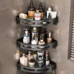 ARTDIY - estante de almacenamiento de ducha estante de esquina estante de baño