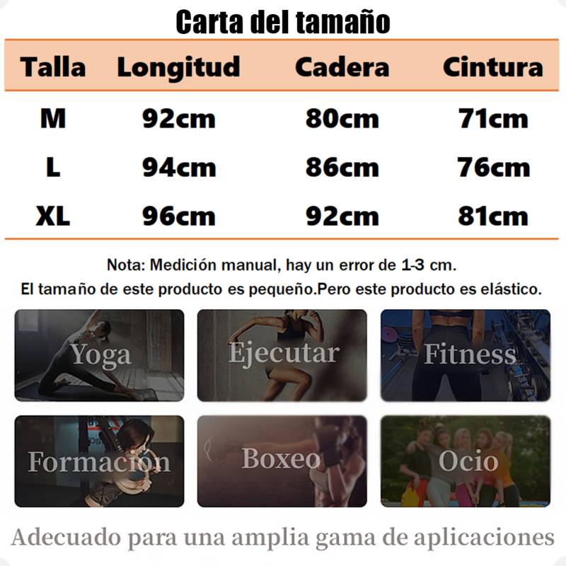 GENERICO Leggings Mujer Deportivos Sexy Slim Levanta Licra Gym Y Yoga