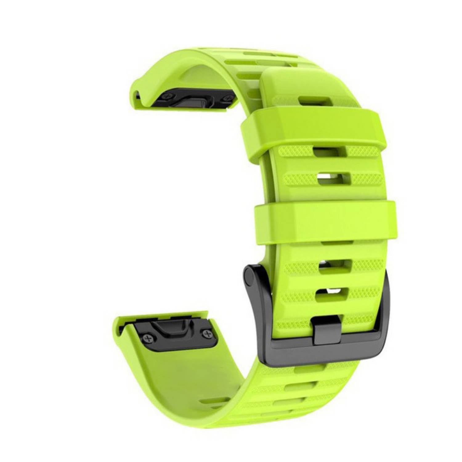 GENERICO Correa De Reloj Garmin 22mm Silicona Quik Fit Verde