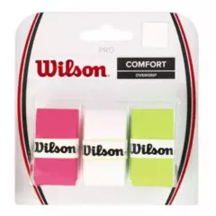 WILSON - Overgrip Wilson Pro Comfort Tricolor X3 Tenis Padel