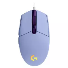 LOGITECH - Mouse Gamer Logitech G203 Lightsync Lila