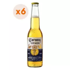CORONA - 6X Cerveza Corona Botellín 4,5° 330Cc