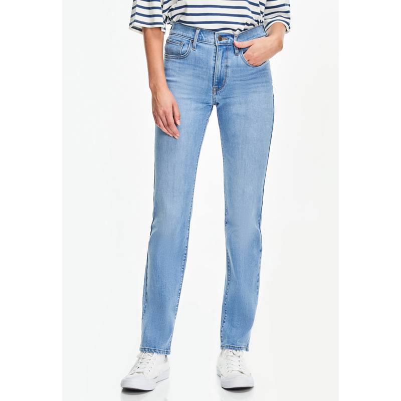 LEVIS Jeans Mujer 724 High Rise Straight Azul Levis