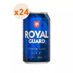 Royal Guard - 24X Cerveza Royal Guard Lata 5° 350Cc