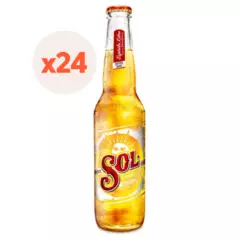 SOL - 24X Cerveza Sol Botellín 4,5° 355Cc