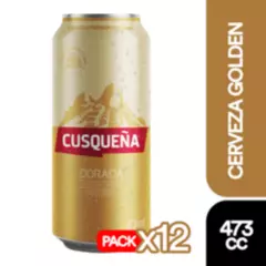CUSQUEÑA - 12X Cerveza Cusqueña Lata 4,8° 473Cc