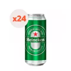 HEINEKEN - 24X Cerveza Heineken Lata 5° 473Cc