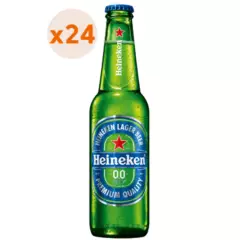 HEINEKEN - 24X Cerveza Sin Alcohol Heineken Sin Alcohol Botellín 0° 355Cc