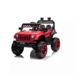 GENERICO - Jeep Auto Electrico Para Niños Modelo 688 Rojo