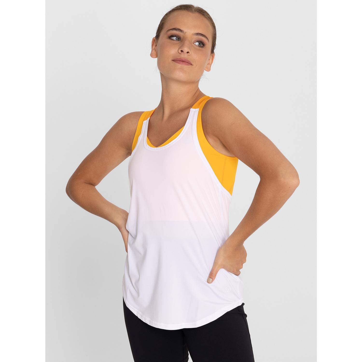 SPYDER Polera Sin Mangas Entrenamiento Mujer Spyder Freestyle Blanc