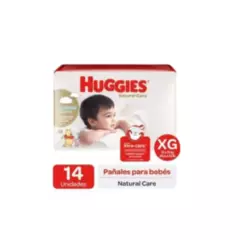 HUGGIES - Pañales Huggies Natural Care XG 112 Unidades