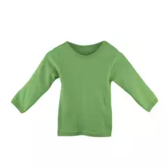 PUMUCKI - Camiseta Lisa de Algodón Verde Pumucki