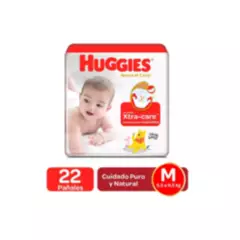 HUGGIES - Pañales Huggies Natural Care M 176 Unidades