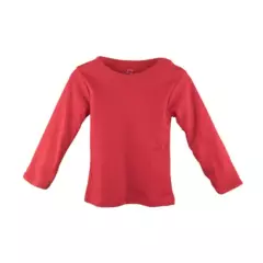 PUMUCKI - Camiseta Lisa de Algodón Rojo Pumucki