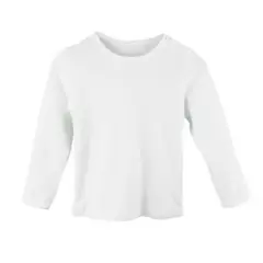 PUMUCKI - Camiseta Lisa de Algodón Blanco Pumucki