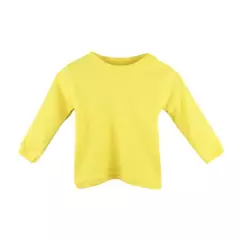 PUMUCKI - Camiseta Lisa de Algodón Amarilla Pumucki