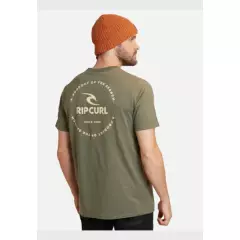 RIP CURL - Polera Made For The Search Verde Hombre Rip Curl