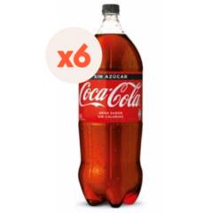 COCA COLA - 6x Bebida Coca Cola Zero 3000 cc