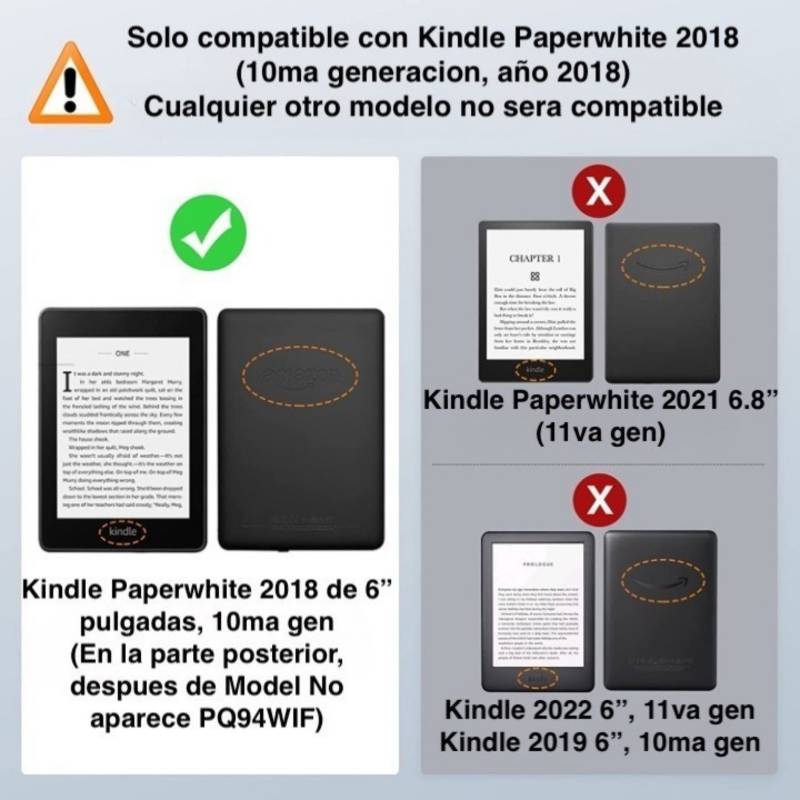 Funda Transparente Kindle 2022 - 6 pulgadas 11va generación GENERICO