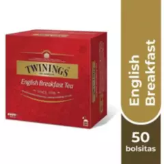 TWININGS - Té English Breakfast 50 Bolsas Twinings