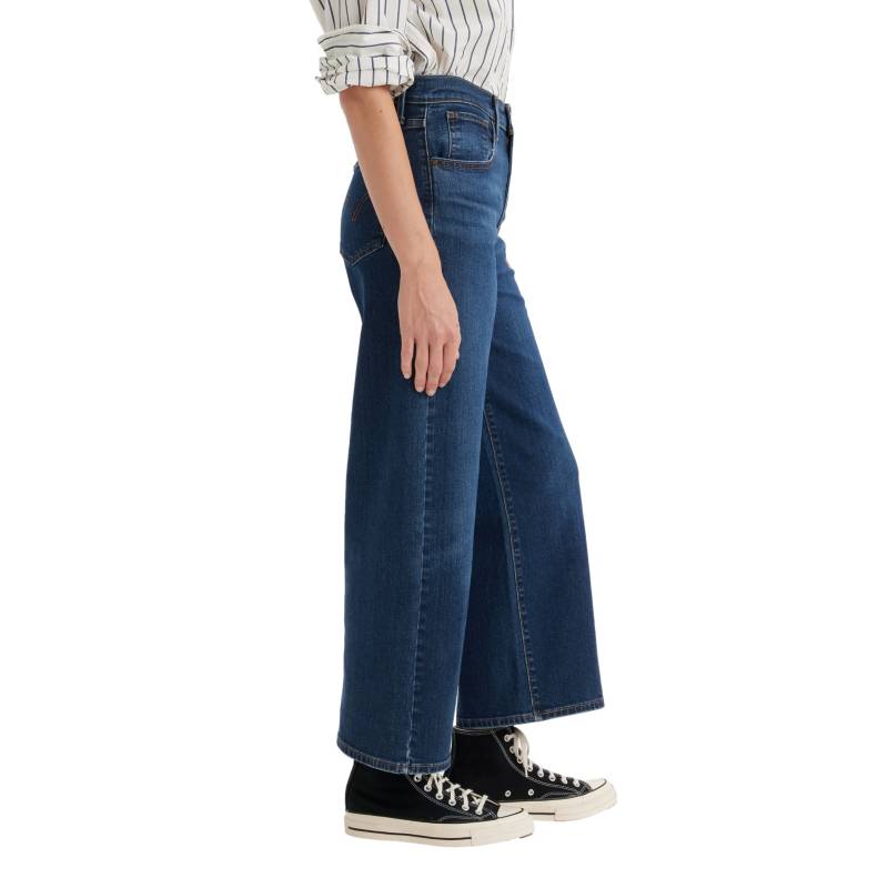 Jeans Mujer Ribcage Straight Ankle Azul Claro Levis